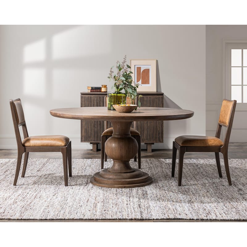 Classic Home Hera Mango Wood Round Dining Table