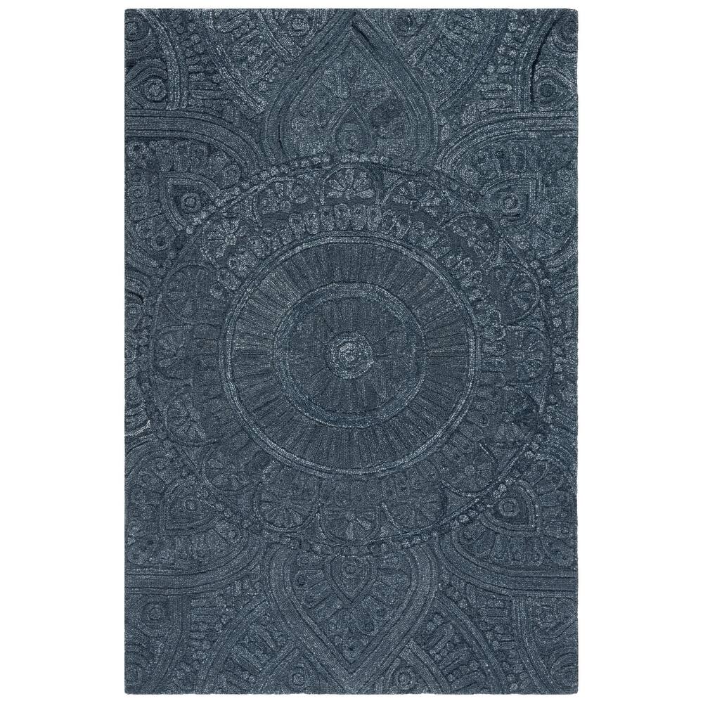 SAFAVIEH Handmade Marquee Theresa Medallion Wool Rug