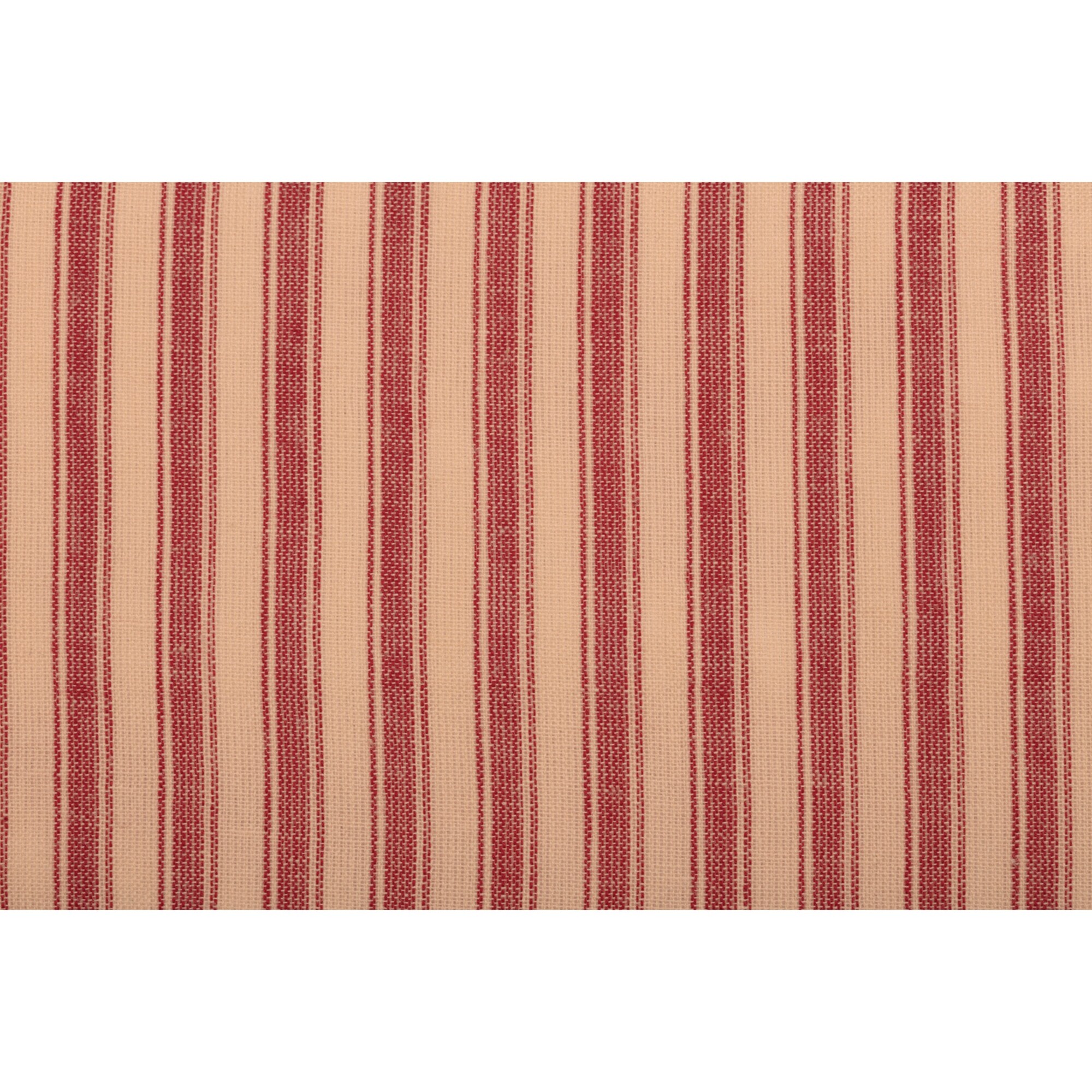 Sawyer Mill Red Ticking Stripe Shower Curtain 72x72