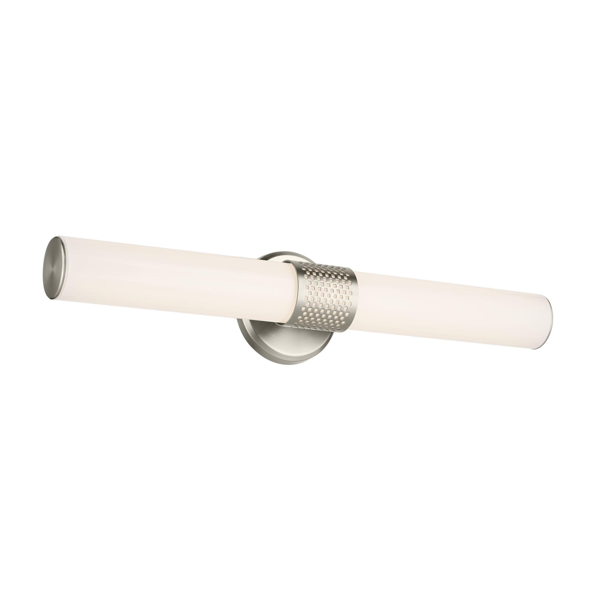 Kichler Lighting Sashi 24.25" Bath Bar Medium LED with White Glass in Brushed Nickel - Brushed Nickel