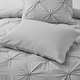 preview thumbnail 10 of 31, 3 Piece Reversible Pintuck Pinch Pleat Comforter Set, Bedding Set for All Season