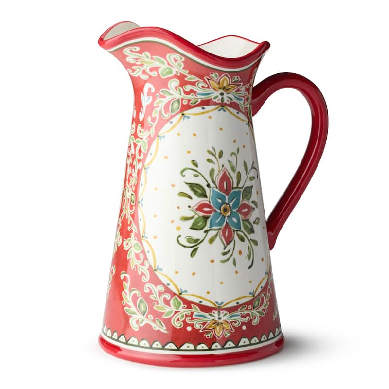 Certified International Provence Pitcher, 96 oz. - 8.5'' W x 6.5'' D x 11.25'' H