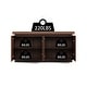 preview thumbnail 5 of 5, Modern 58.3" Sideboard Buffet Cabinet with 4 Doors, Textured Accent Storage Cabinet for Dining Room, Kitchen, Entryway