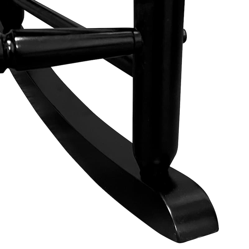Black Porch Adult Rocking Chair