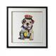 Dog Collage Art II with Black Frame - 23.5" H x 23.5" W x 1.18" D