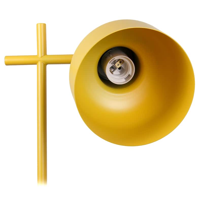 Metal Adjustable Spotlight Floor Lamp with Rotary Switch - 10.55 x 7.87 x 54.72 in. (L x W x H)