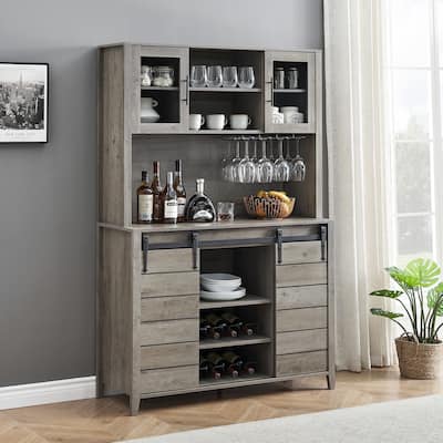 Kitchen Hutch Cabinet with Storage