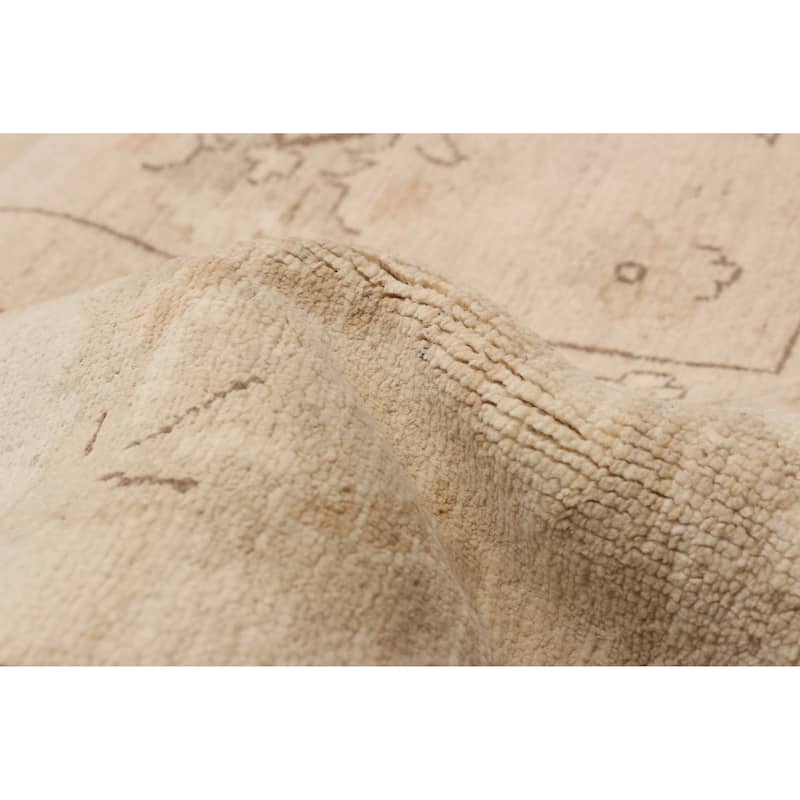 ECARPETGALLERY Hand-knotted Chobi Finest Khaki Wool Rug - 10'7 x 14'7