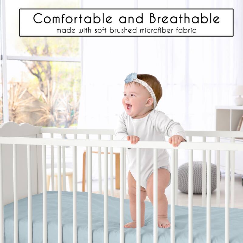 Sweet Jojo Designs Ocean Seashells Boy, Girl, Unisex/Gender Neutral 2 Pack Fitted Crib Sheets - Nautical Beach Theme Watercolor