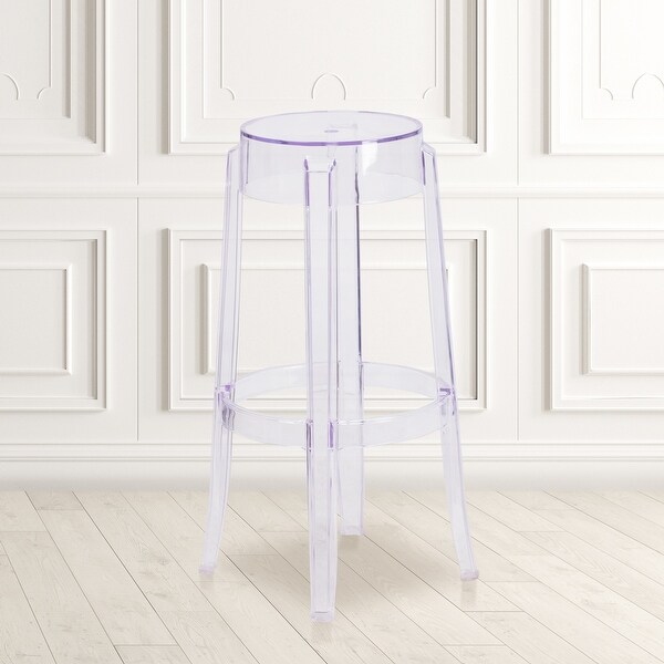 29.75" High Transparent Barstool - Restaurant & Bar Furniture. Opens flyout.
