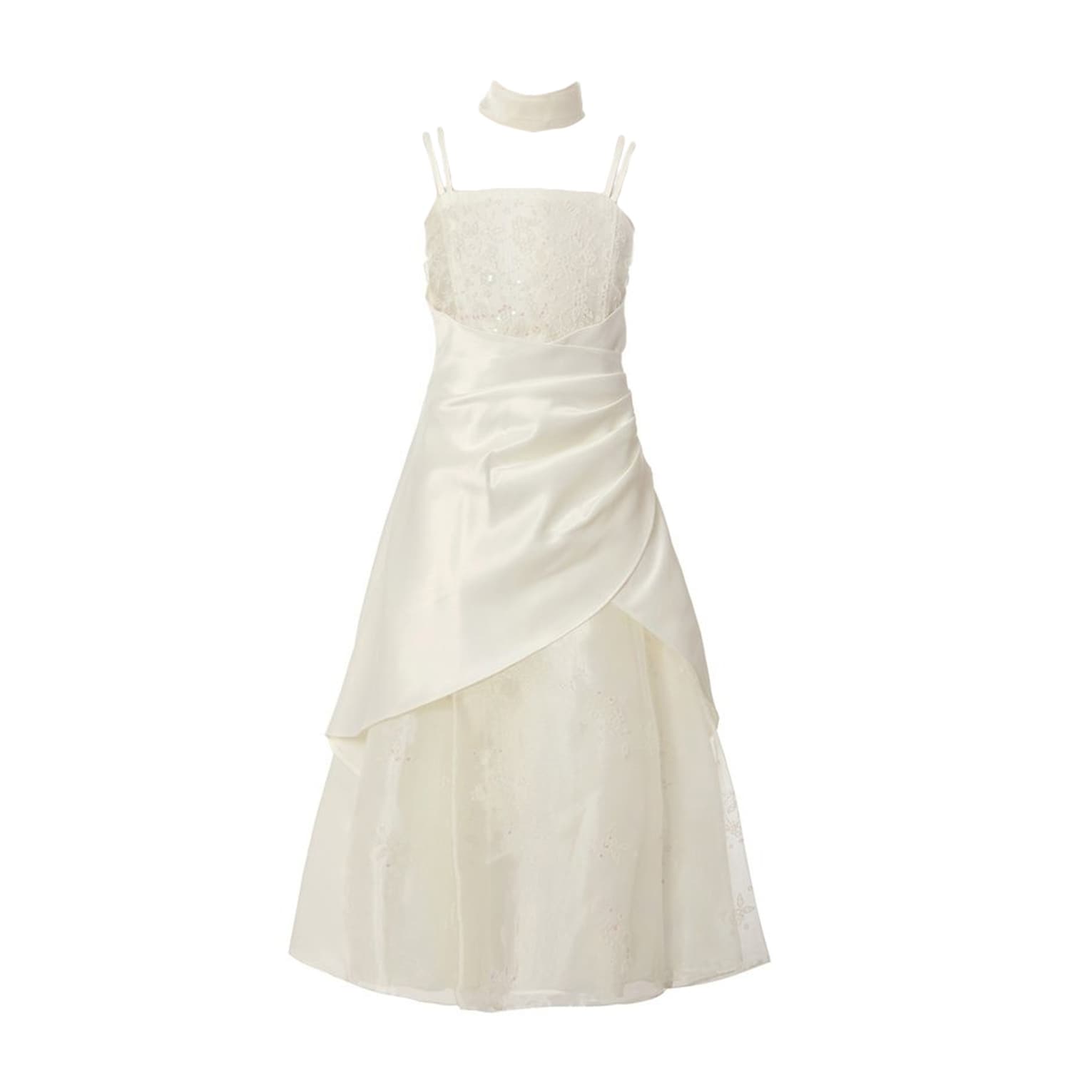 ivory organza flower girl dresses