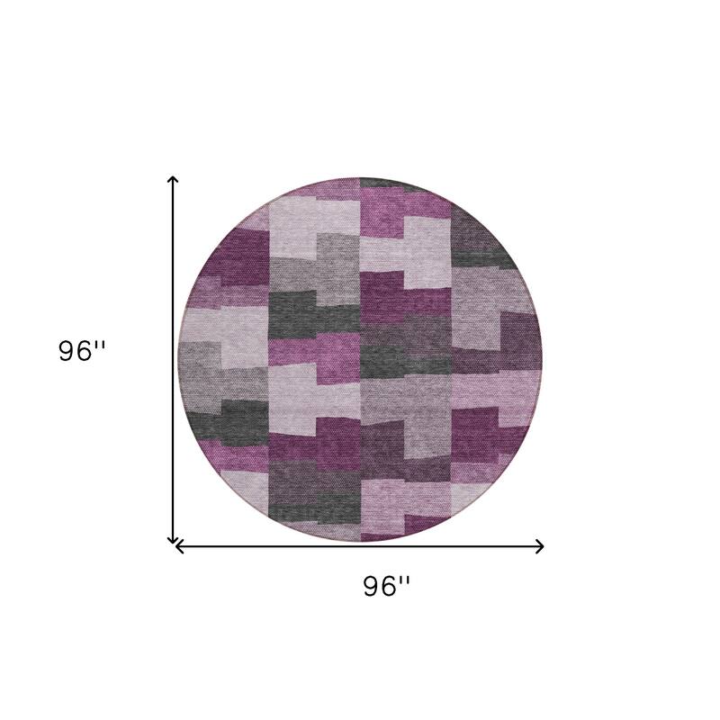 HomeRoots Geometric Transitional Rectangle Outdoor Rug