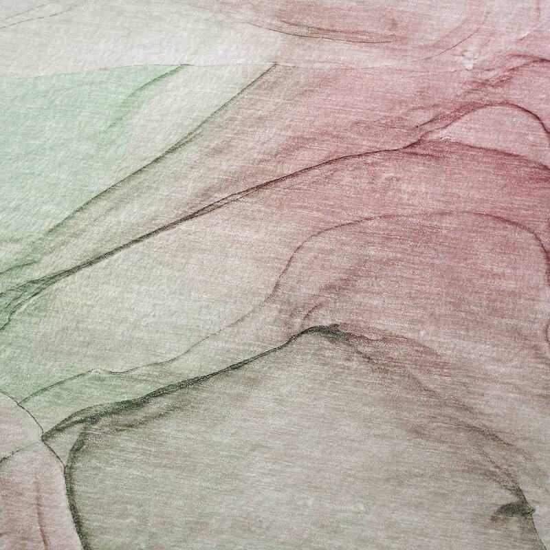 Premium Machine Washable Abstract Contemporary Sherpa Throw Blanket