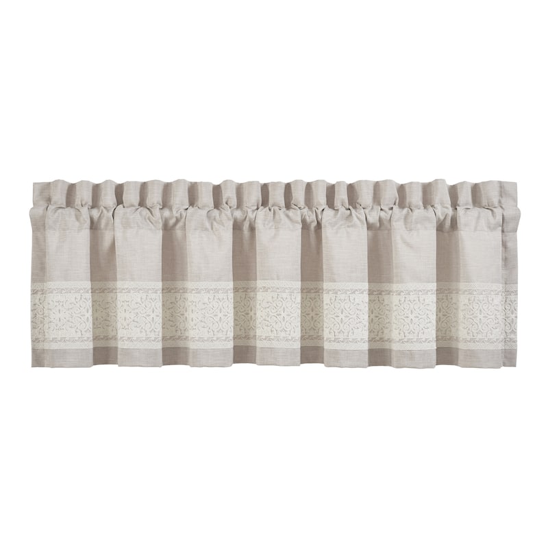 J. Queen New York Lauralynn Window Straight Valance