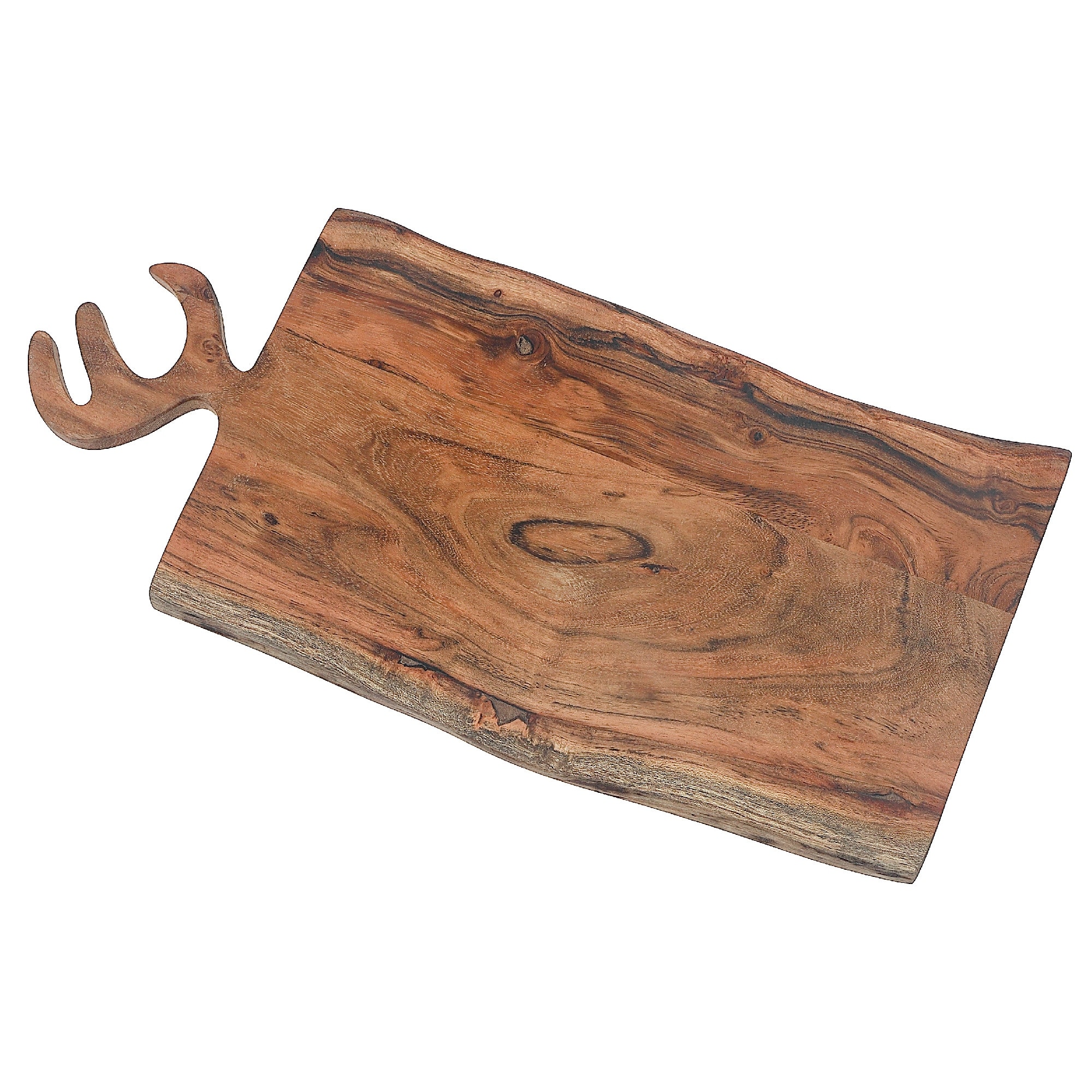 Acacia Oiled Wooden Live Edge Chopping Board Large