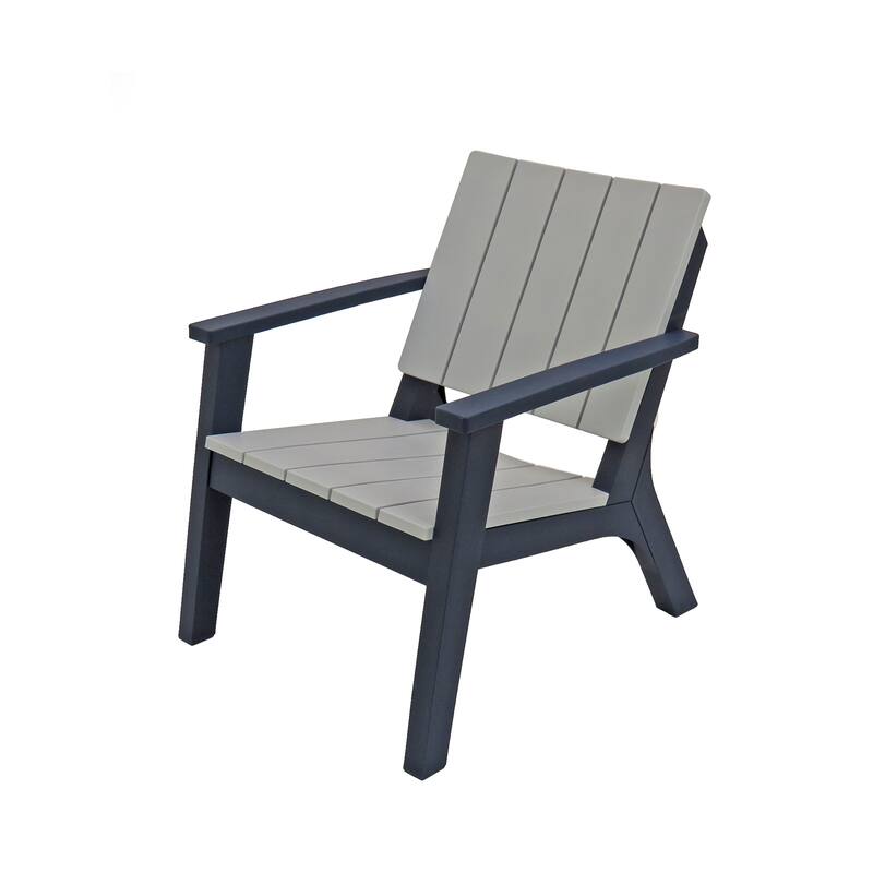 Berkley Collection 4-Piece All-Weather Wood Finish Conversation Set by National Tree Company