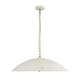 preview thumbnail 16 of 34, 1-Light Black Gold Oversized Metal Dome Pendant Light - 27in