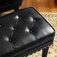 preview thumbnail 41 of 42, Glitzhome 22"W Mid-century PU Leather Tufted Ottoman Foot Stool