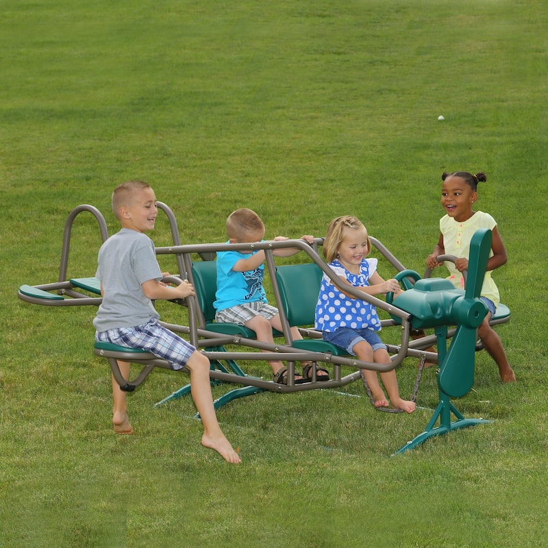 Lifetime Ace Flyer Multi-color Airplane Outdoor Teeter-totter
