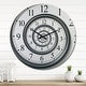 preview thumbnail 9 of 8, Designart 'Time Spiral Analog Wall' Oversized Contemporary Wall Clock