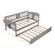 preview thumbnail 4 of 72, Wooden Daybed with Trundle, Sofa Bed for Bedroom Living Room
