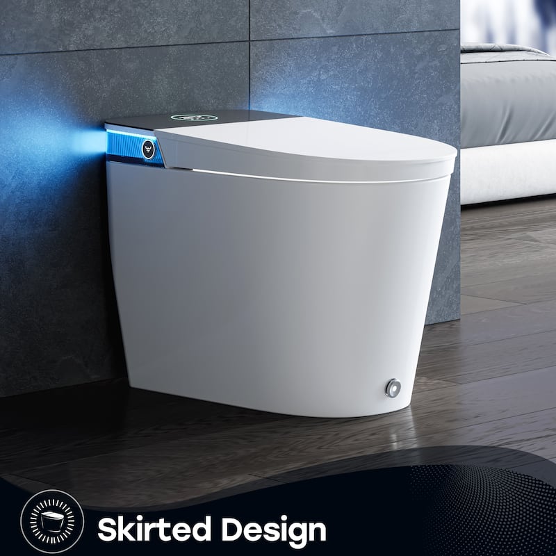 HOROW T38P Advanced ADA Chair Height Elongated Smart Toilet with Auto Open/Close Lid, Instant Warm Water, Heated Seat and Dryer
