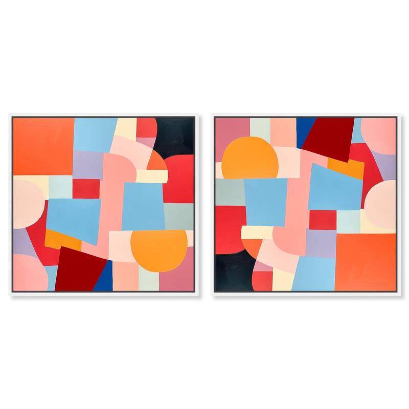 Simple Golden Swallow Canvas by Art Remedy - 40" x 40" - Gold