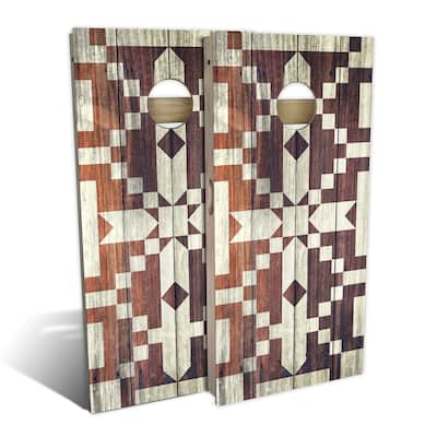 Stepping Stones Outdoor Cornhole Board Set