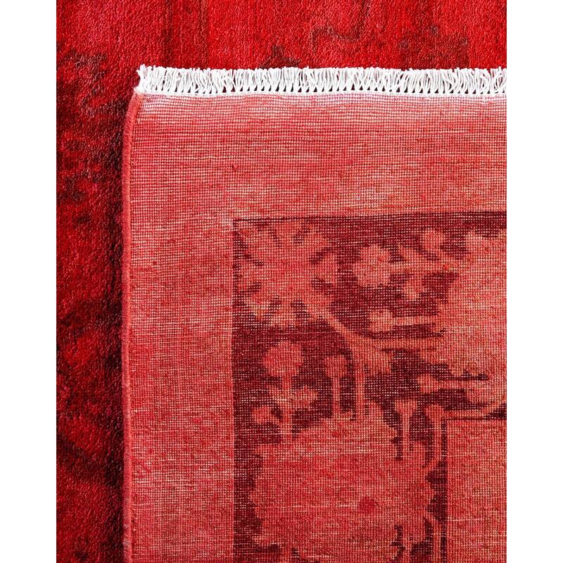 Fine Vibrance One-of-a-Kind Hand-Knotted Area Rug - Pink, 4' 8" x 6' 8" - 4' 8" x 6' 8"