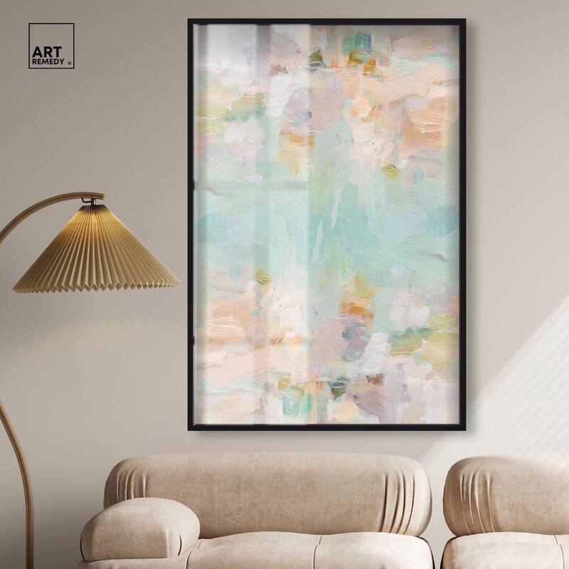 Expressive Swirls Shadowbox by Art Remedy