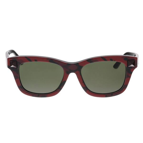 Shop Valentino V670sc 638 Camouflage Red Cat Eye Sunglasses