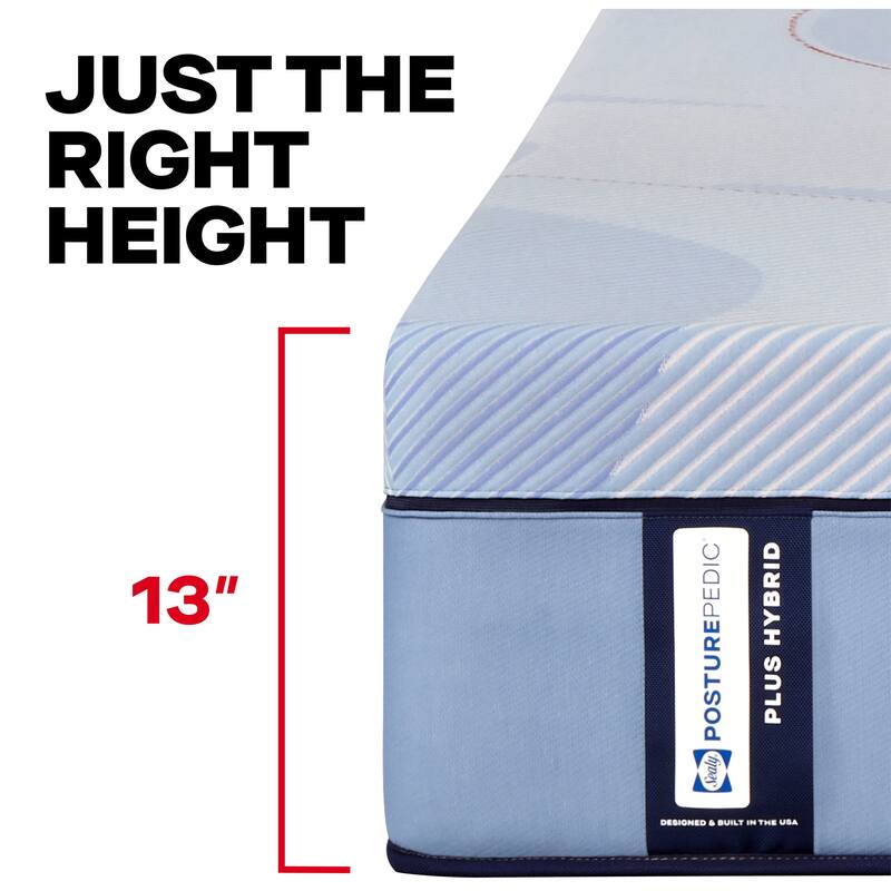 Sealy Posturepedic® Plus Glenshaw 13" Medium Tight Top Hybrid Mattress