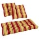 preview thumbnail 8 of 12, Tufted Indoor/Outdoor Settee Cushion Set (Set of 3)