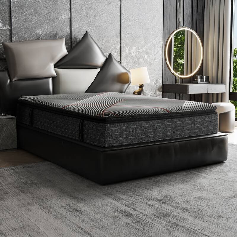 Sterling 13-Inch Pillow Top Medium Foam Hybrid Mattress in a Box - Queen