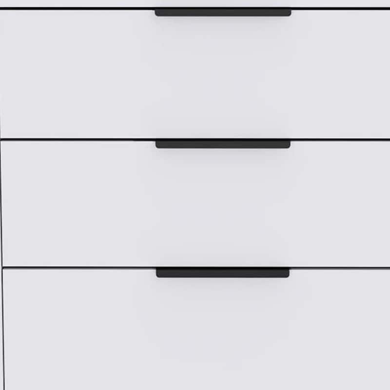 HomeRoots 28" White Wood Three Drawer Dresser