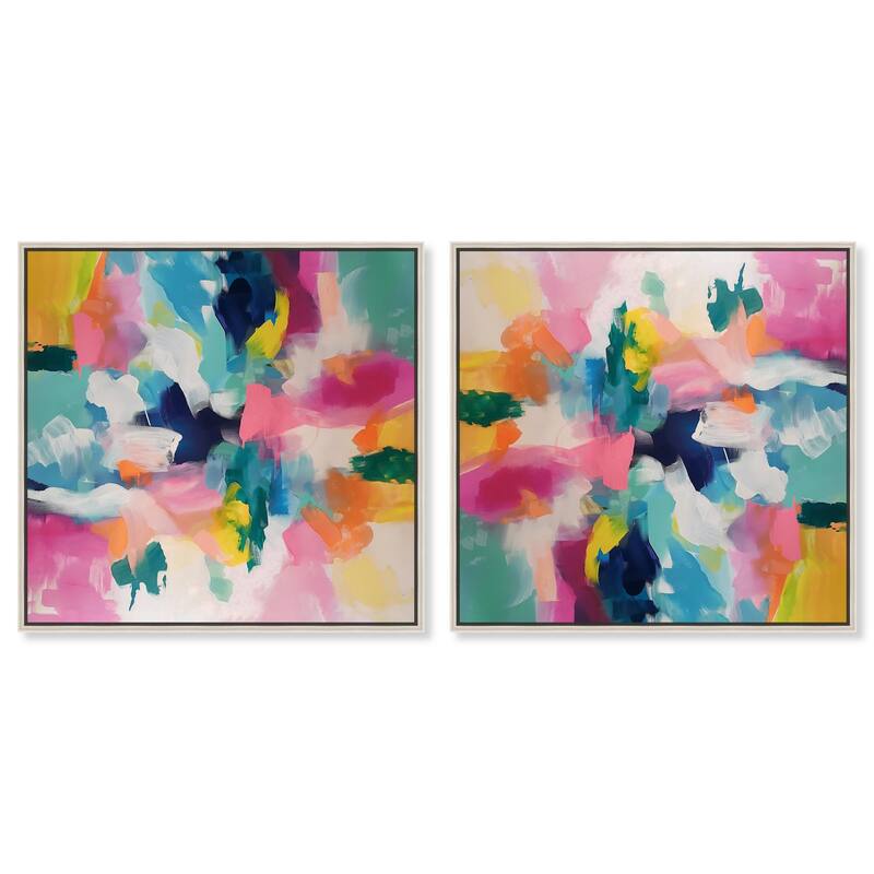 Cat Deco Canvas by Art Remedy - 24" x 30" - White