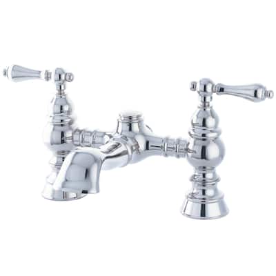 Heritage 7 in. Deck Mount Tub Faucet