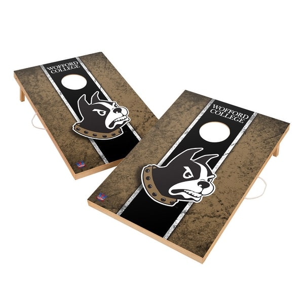 slide 2 of 5, Vintage Wofford College Terriers Regulation 2x4 Cornhole Set