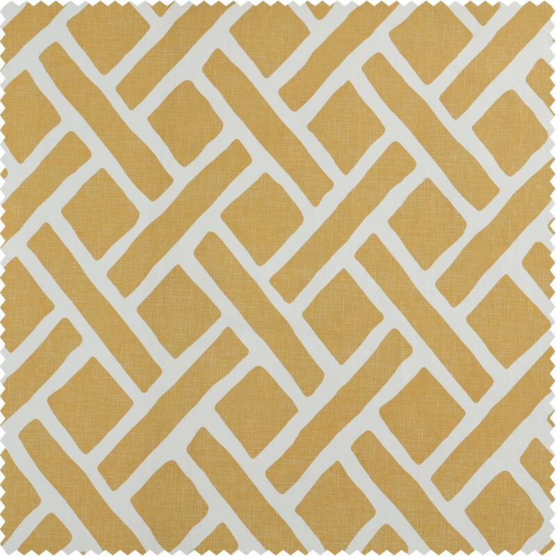 Exclusive Fabrics Martinique Printed Cotton Window Valance - 50 X 19