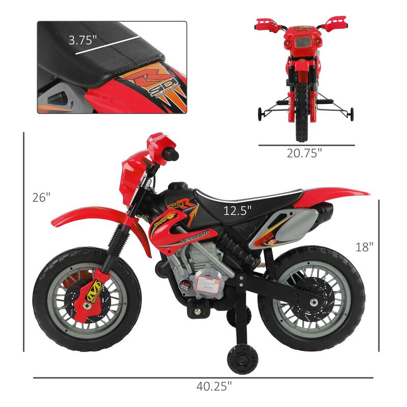 with Training Wheels Red