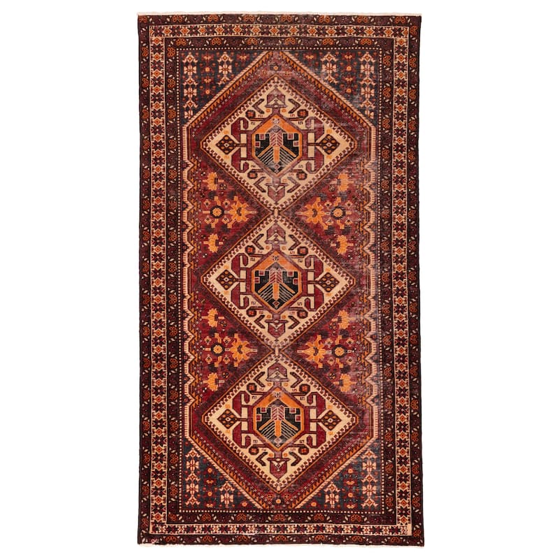 ECARPETGALLERY Hand-knotted Konya Anatolian Red Wool Rug - 5'3 x 10'1
