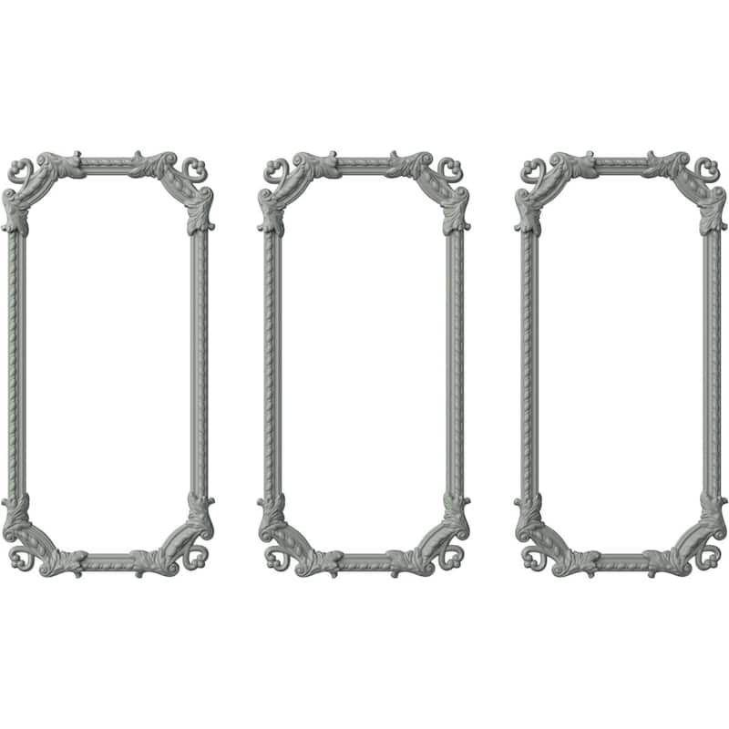 Devon Rope Panel Moulding Kit - 24"W x 48"H - Triple Pack