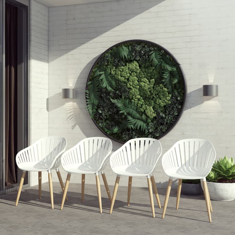 Amazonia Branford 7pc FSC Certified Teak Outdoor Patio Dining set