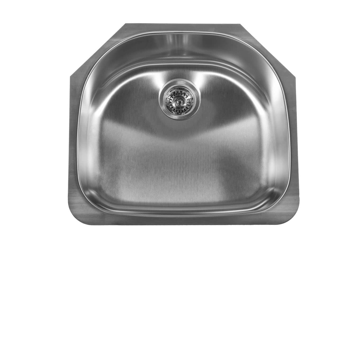 Miseno MSS2421C 23-1/4" Undermount Single Basin Stainless Steel