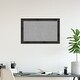 preview thumbnail 34 of 36, Amanti Art Rustic Pine Black Framed Magnetic Board