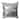 Sagebrook Home 20X20" Leather, Shimmer Decorative Pillow, Silver, Square, 20"H, Abstract