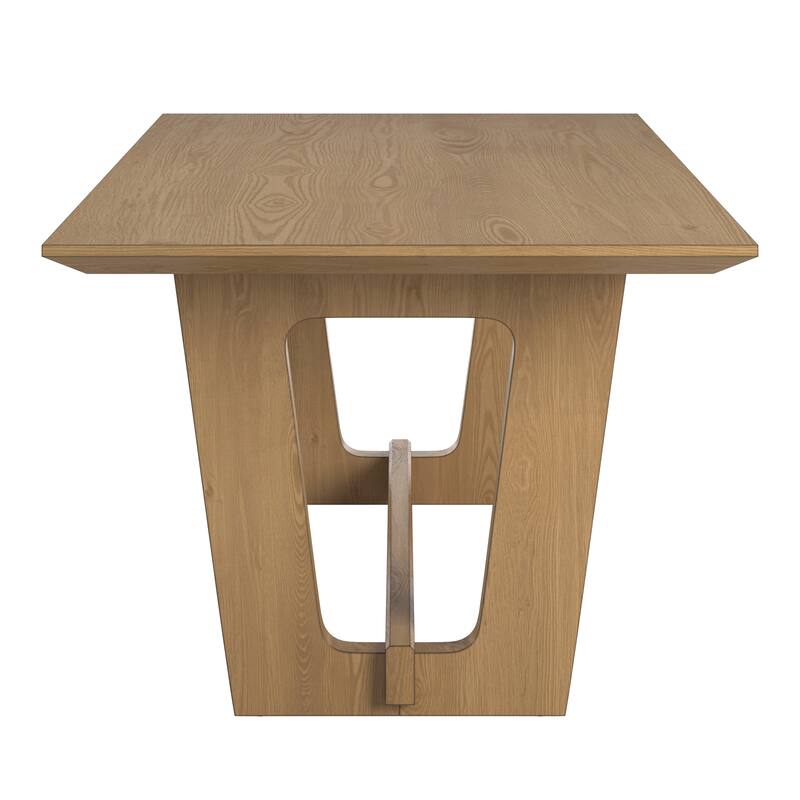 Harstad 72" Wood Finish Rectangular Dining Set by iNSPIRE Q Modern