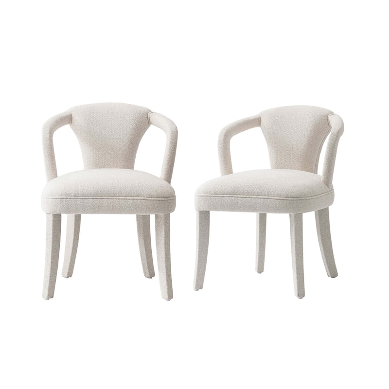 Manhattan Comfort Modern Palmer Tweed Dining Armchair