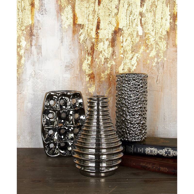 Stoneware Modern Vase (Set of 3)