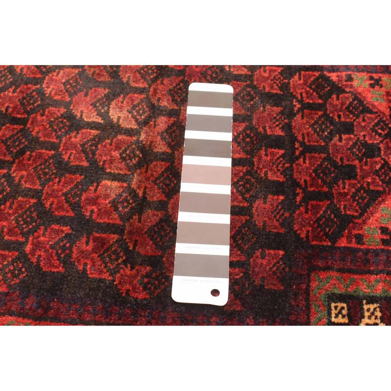 ECARPETGALLERY Hand-knotted Teimani Dark Brown Wool Rug - 2'9 x 4'8